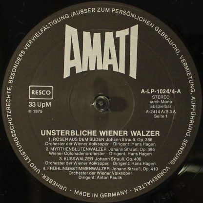 Amati A-LP-1024/1-4 - Unsterbliche Wiener Walzer - Image 9