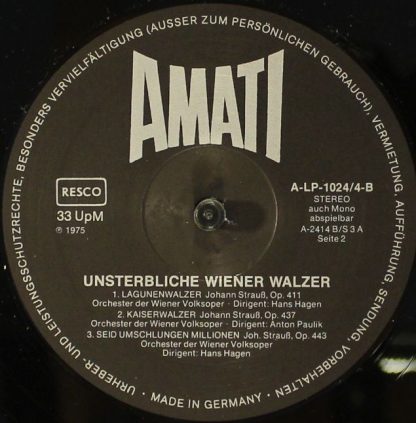 Amati A-LP-1024/1-4 - Unsterbliche Wiener Walzer - Image 10
