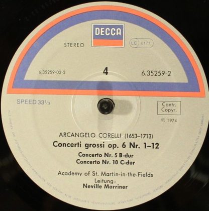 DECCA 6.35259 EX - 12 Concerti Grossi Op. 6 (Mit Dem »Weihnachts - Image 10