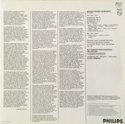 Philips 9500 971 - Symphony No. 2 "Antar" - Russian Easter Festi - Image 2