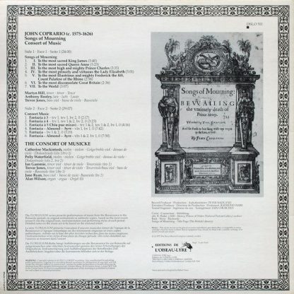 L'Oiseau-Lyre DSLO 511 - Songs Of Mourning ∙ Consort Music - Image 2