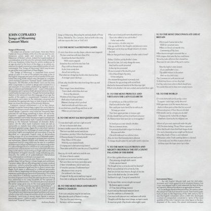 L'Oiseau-Lyre DSLO 511 - Songs Of Mourning ∙ Consort Music - Image 5