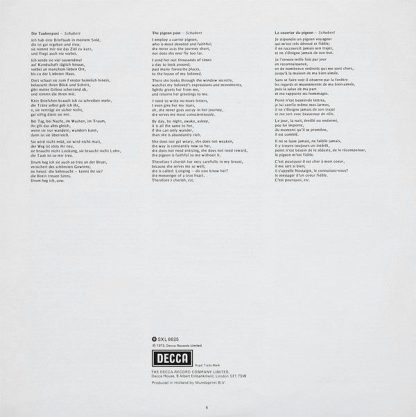 DECCA SXL 6625 - The Art Of Hans Hotter - Image 6