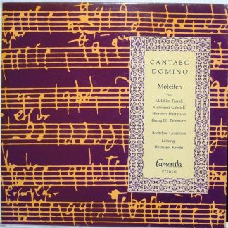 Camerata (2) CMS 30047 - Cantabo Domino , Motetten