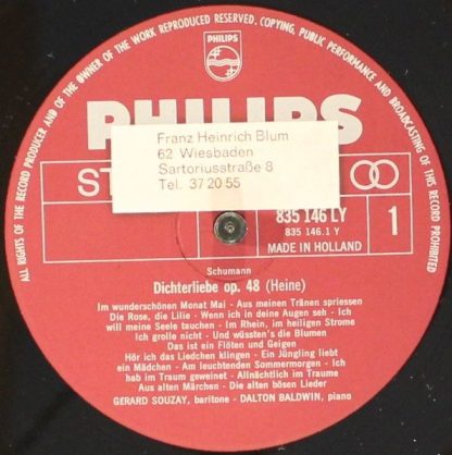 Philips 835 146 LY - Schumann Dichterliebe - Image 7