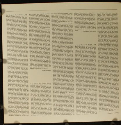 Schwann Musica Mundi VMS 1623 - "Liebeszauber" Für Bariton Und O - Image 4