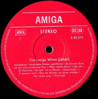 Amiga 8 45 071 - Die Lustige Witwe  (Querschnitt) - Image 2