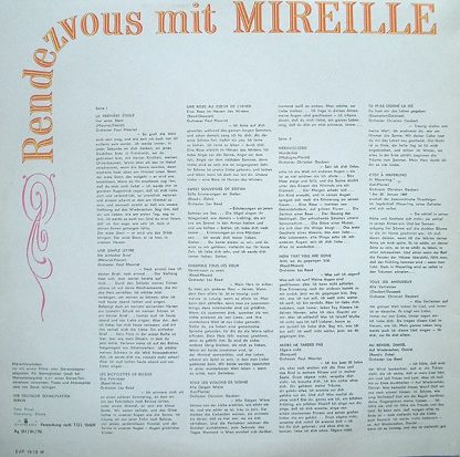 Amiga 8 55 203 - Rendezvous Mit Mireille - Image 2