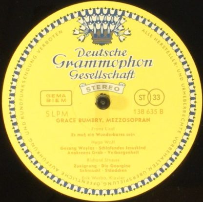 Deutsche Grammophon 138 635 - Grace Bumbry Singt Lieder Von Schu - Image 4