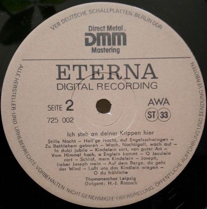 Eterna 725 002 - Ich Steh An Deiner Krippen Hier (Der Thomanerch - Image 4