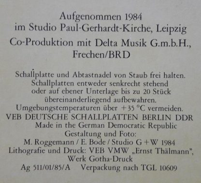Eterna 725 002 - Ich Steh An Deiner Krippen Hier (Der Thomanerch - Image 7