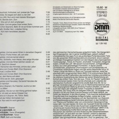 Eterna 7 29 162 - Weihnachtsoratorium (Ausschnitte) - Image 2