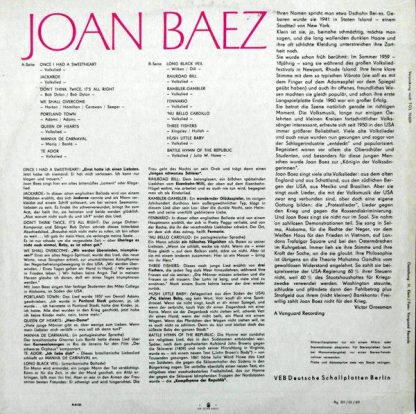 Amiga 8 45 042 - Joan Baez - Image 2