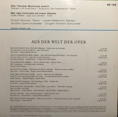 Electrola SME 40 145 - Der Tempel Brahmas Strahlt / Bei Des Himm - Image 2