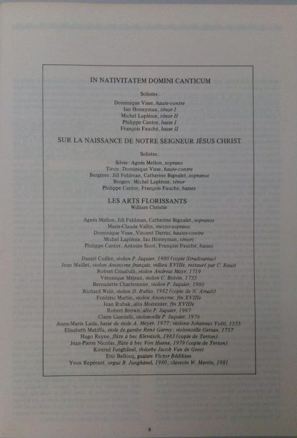 harmonia mundi France HM 5130 - Un Oratorio De Noël - Image 6