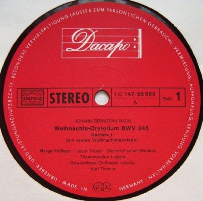 Dacapo 1C 147-28 583/5 - Weihnachtsoratorium - Image 3