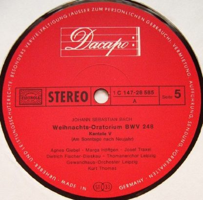 Dacapo 1C 147-28 583/5 - Weihnachtsoratorium - Image 7