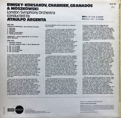 Decca Eclipse ECS 797 - Capriccio Espagnol - Andaluza - Espna - - Image 2