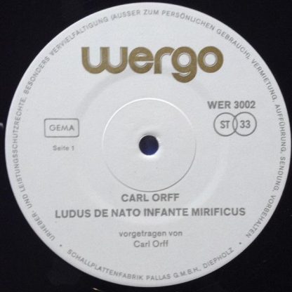 WERGO WER 3002 - Ludus De Nato Infante Mirificus - Ein Weihnacht - Image 4
