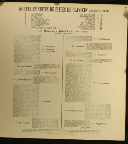 Valois MB 920 - Nouvelles Suites De Pièces De Clavecin - Image 2