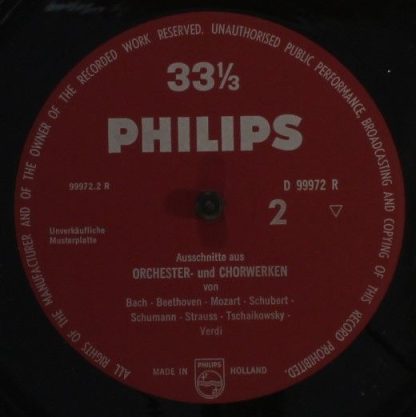 Philips D 99 972 R - Meisterwerke - Festkonzerte (Eine Serie Kla - Image 4