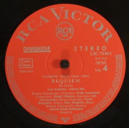 RCA Victor Red Seal LSC-7040 - Verdi - Requiem - Image 4