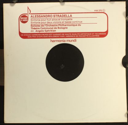 Harmonia Mundi HM 370 - Sinfonia Pour Huit Altos Et Trompette / - Image 3