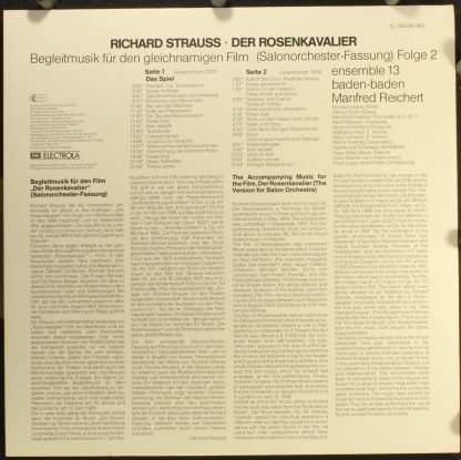 Deutsche Harmonia Mundi 1C 065-99 905 - Der Rosenkavalier Filmmu - Image 2