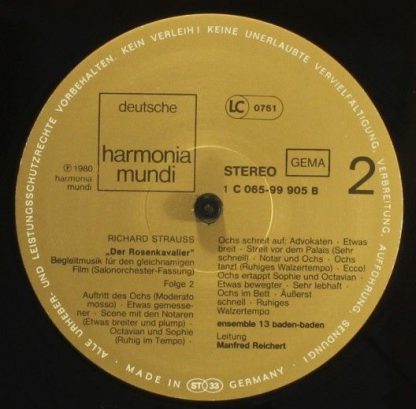 Deutsche Harmonia Mundi 1C 065-99 905 - Der Rosenkavalier Filmmu - Image 4