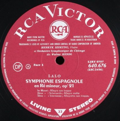 RCA Victrola 640.676 A - Symphony Espagnole - Image 3