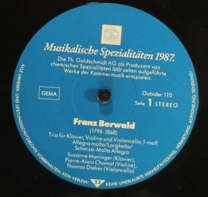 THG Outsider 110 - Musikalische Spezialitäten 1987 - Unternehmer - Image 5