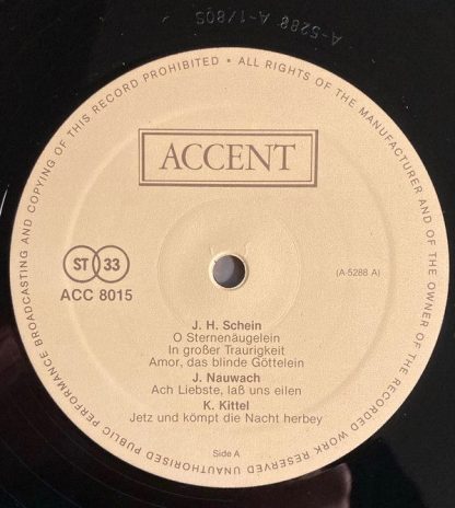 ACCENT ACC 8015 - German Songs Vol. 1 - Image 4