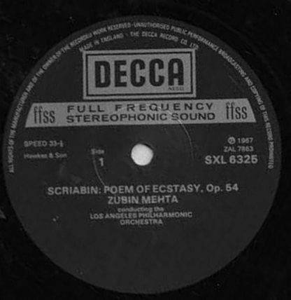 DECCA SXL 6325 - Verklärte Nacht (Op.4) / The Poem Of Ecstasy - Image 2