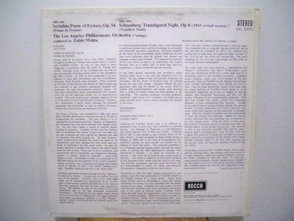 DECCA SXL 6325 - Verklärte Nacht (Op.4) / The Poem Of Ecstasy - Image 4