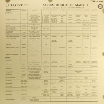 Harmonia Mundi HM 379 - Tarentule-Tarentelle - Image 2