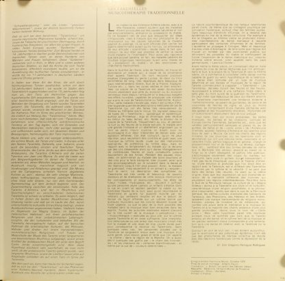 Harmonia Mundi HM 379 - Tarentule-Tarentelle - Image 4