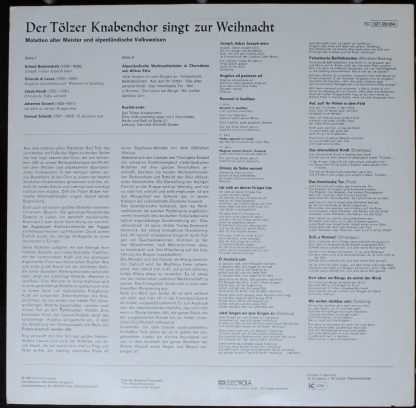Deutsche Harmonia Mundi 1C 027-99 664 - Der Tölzer Knabenchor Si - Image 2