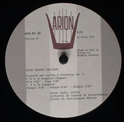 ARION ARN 611 - Tre Concerti Per Violino E Orchestra Op. 7 N. 3, - Image 4