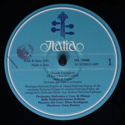 Italia ITL 70082 - Le Favole Di Esopo/Salmo XIX - Image 5