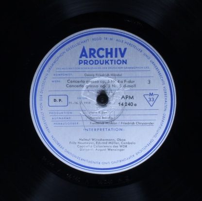Archiv Produktion 14240 APM - Concerto Grosso op.3 (II) / Concer - Image 7