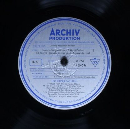 Archiv Produktion 14240 APM - Concerto Grosso op.3 (II) / Concer - Image 8