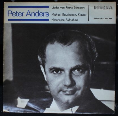 Eterna 8 20 444 - Lieder von Franz Schubert