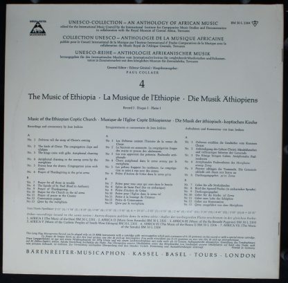 Musicaphon BM 30 L 2304 - Ethiopia I: Copts • Music Of The Ethio - Image 2