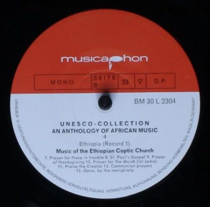 Musicaphon BM 30 L 2304 - Ethiopia I: Copts • Music Of The Ethio - Image 6