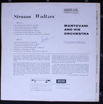 DECCA SKL 4010 - Strauss Waltzes - Image 2