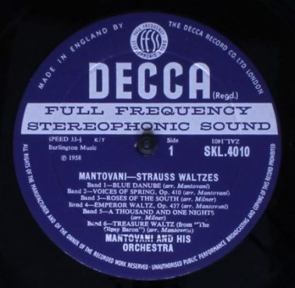 DECCA SKL 4010 - Strauss Waltzes - Image 3