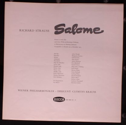 DECCA LXT 2863/64-C - Salome - Image 2