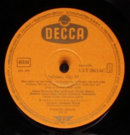 DECCA LXT 2863/64-C - Salome - Image 5