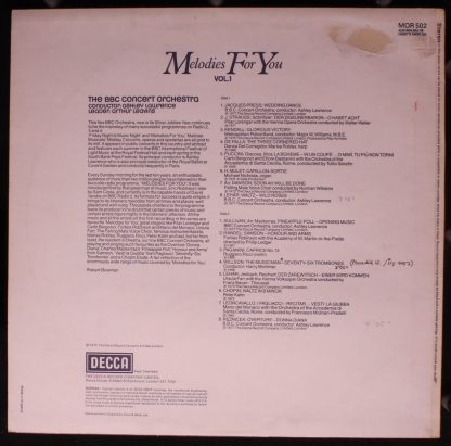 DECCA MOR 502 - Melodies For You Vol.1 - Image 2