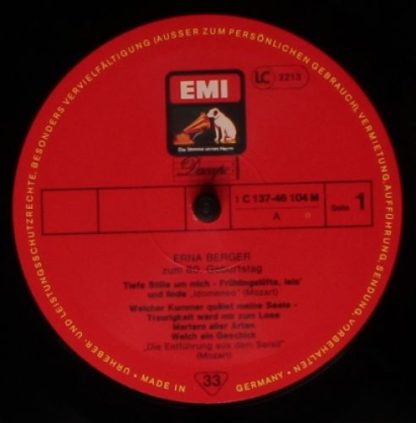 EMI Electrola 1C 137-46 104/05 - Erna Berger Zum 80. Geburtstag - Image 4